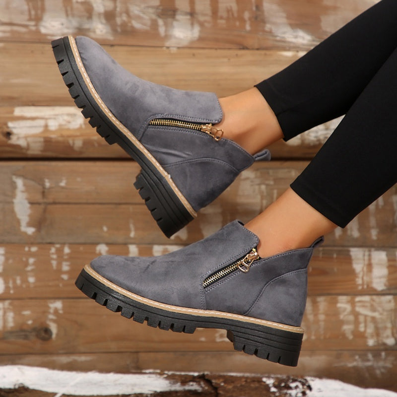 Amelia | Moderne und bequeme Plateau Stiefeletten