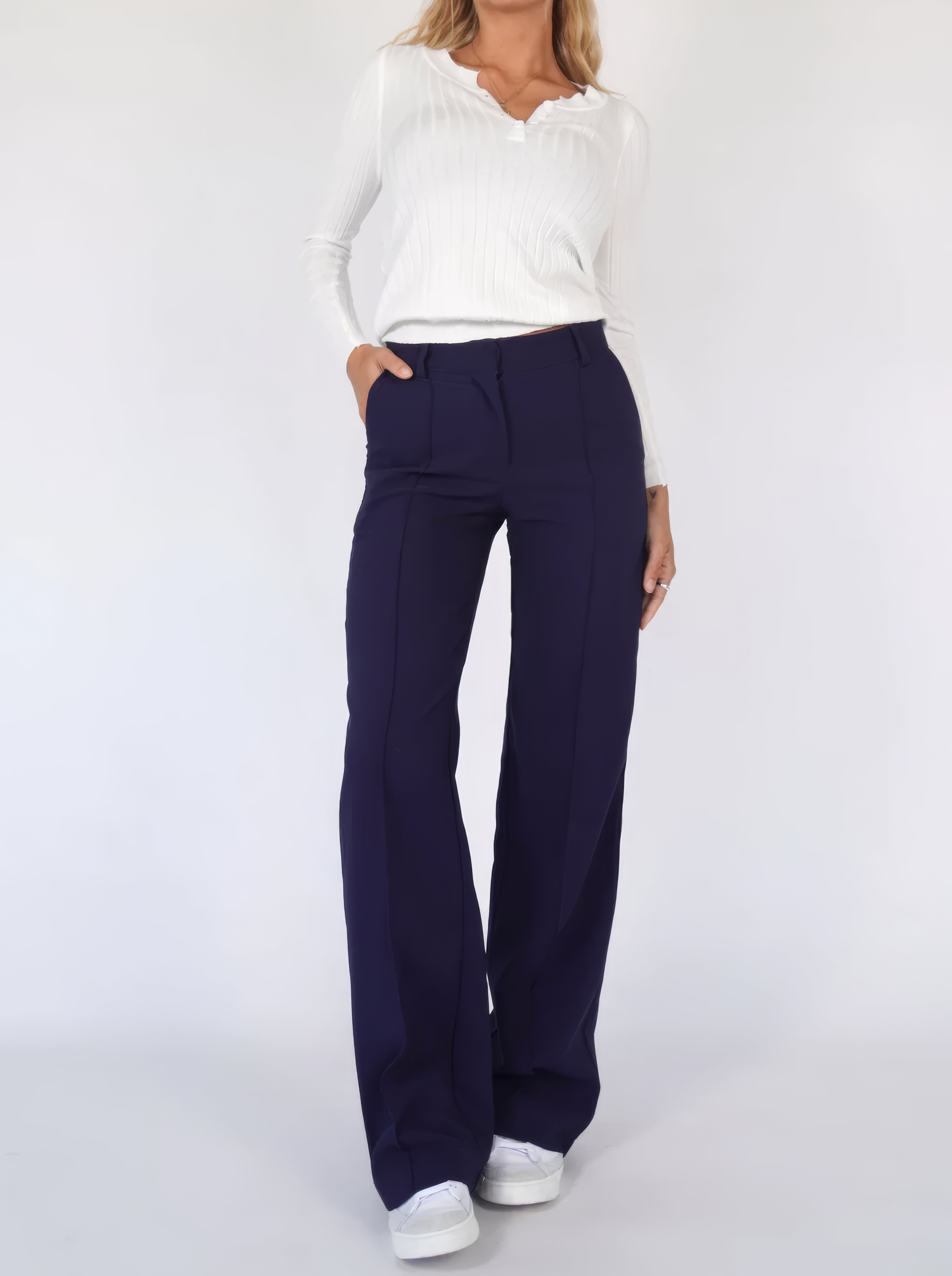 Jennifer | Elegante und bequeme Weitbein Hose