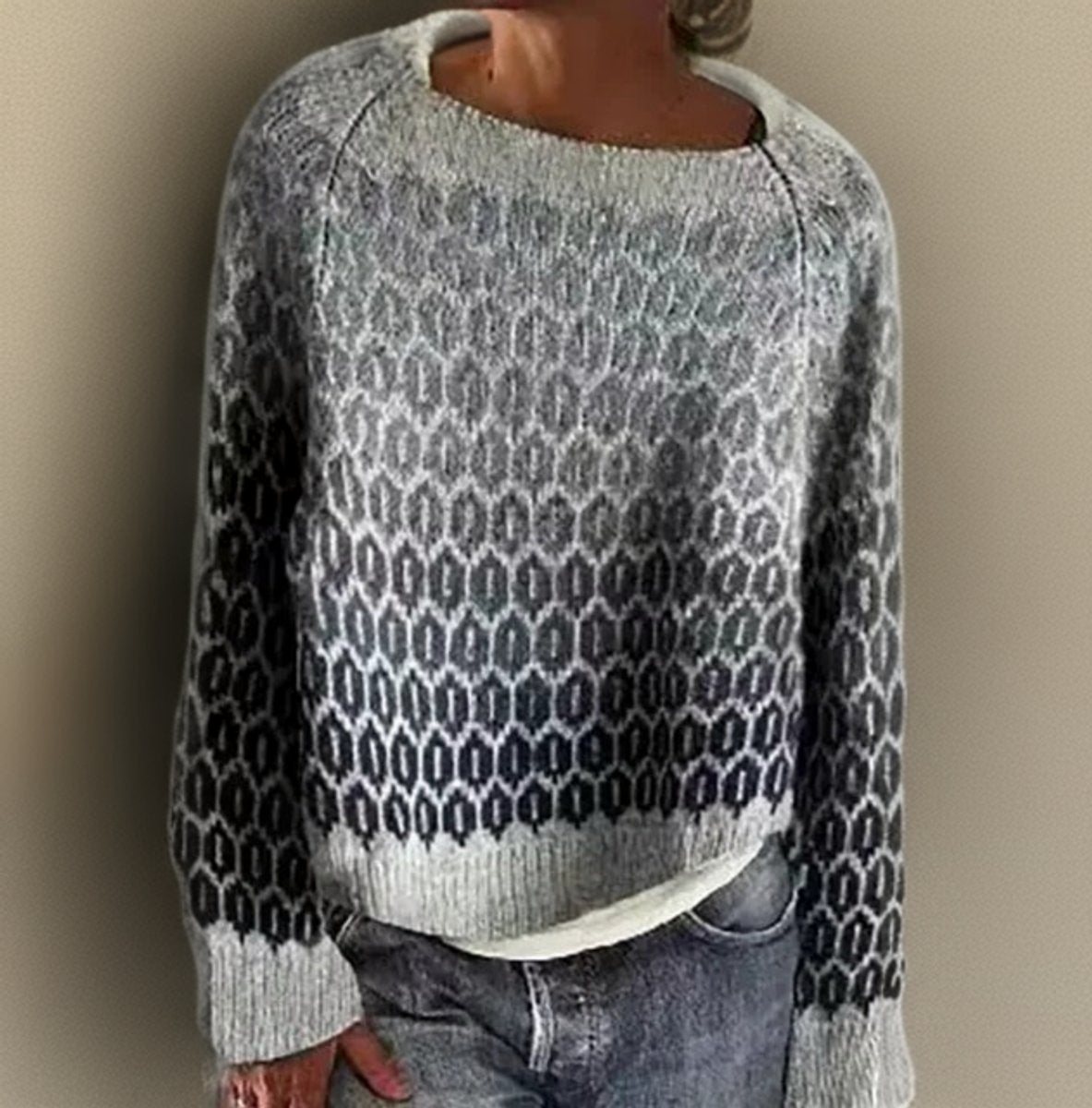 Julia | Gemütlicher Und Stilvoller Damen Strickpullover mit Islandmuster