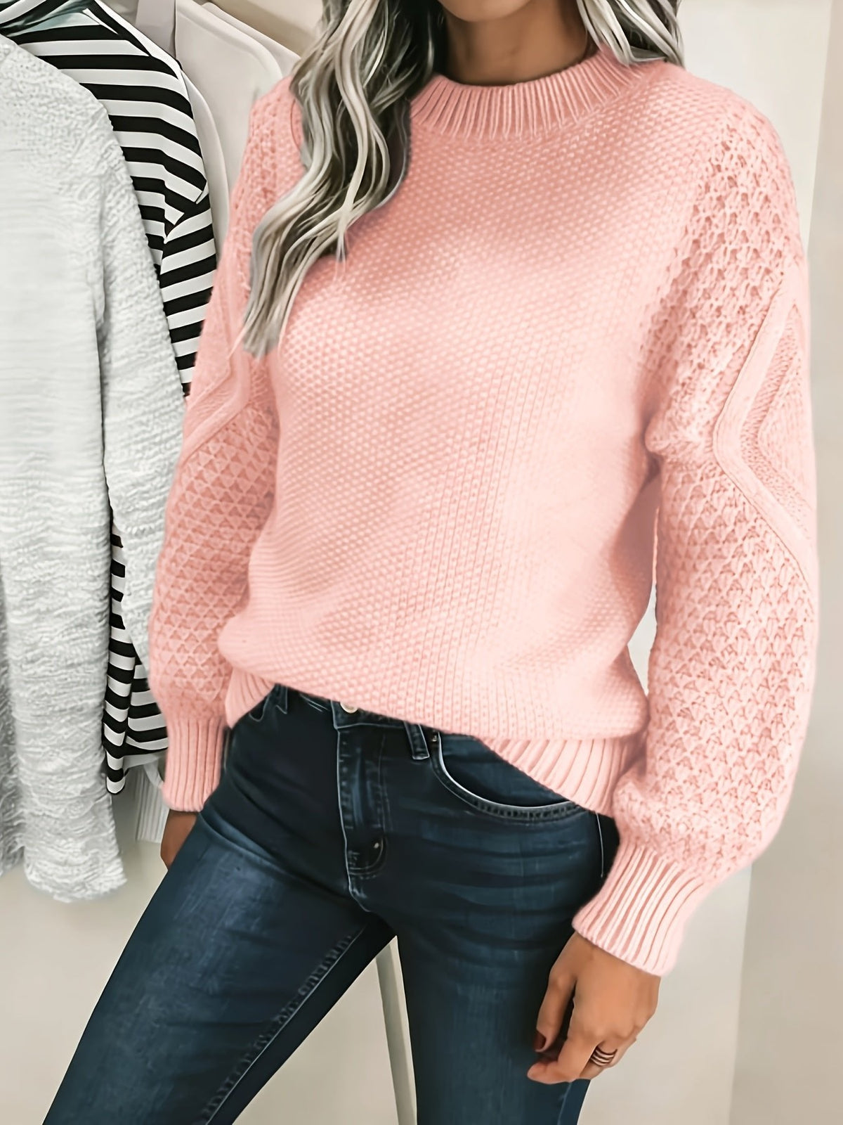 Bonnie | Lantern-Sleeve Sweater – Cozy Everyday Essential for Women