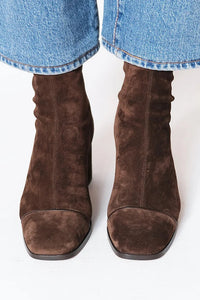 Matilda | Bequem Stiefeletten mit eckiger Schuhspitze