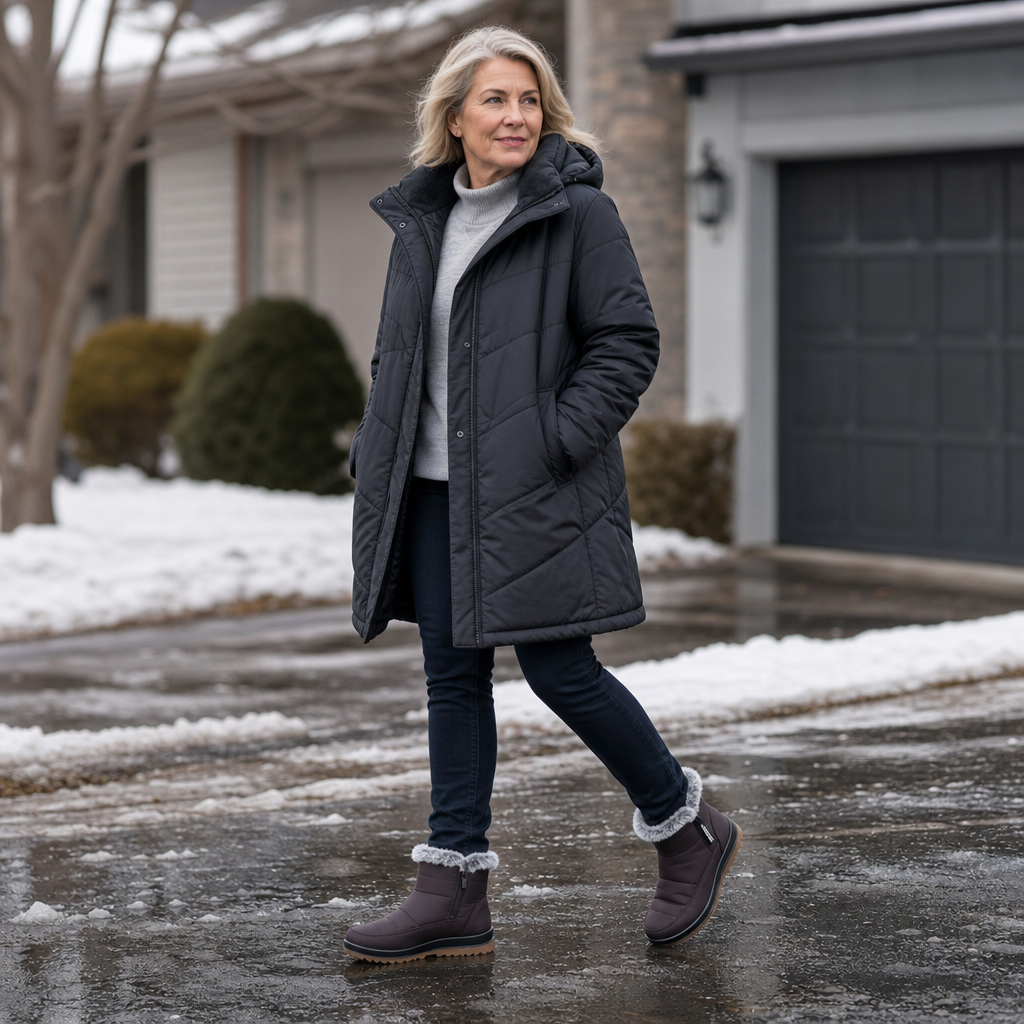 Warmalia | Waterproof Slip-On Snow Boots – Dry Socks and Steady Steps