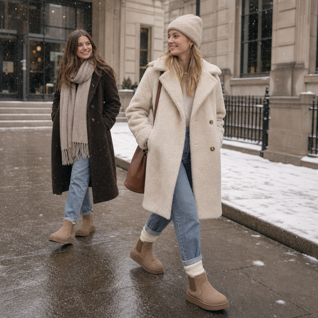 Cozywalk | Winter Boots – Fleecegefütterte Slipper für Frauen
