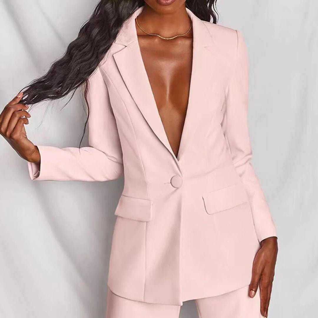 Valeria | Elegantes Damen Blazer und Hosen Set
