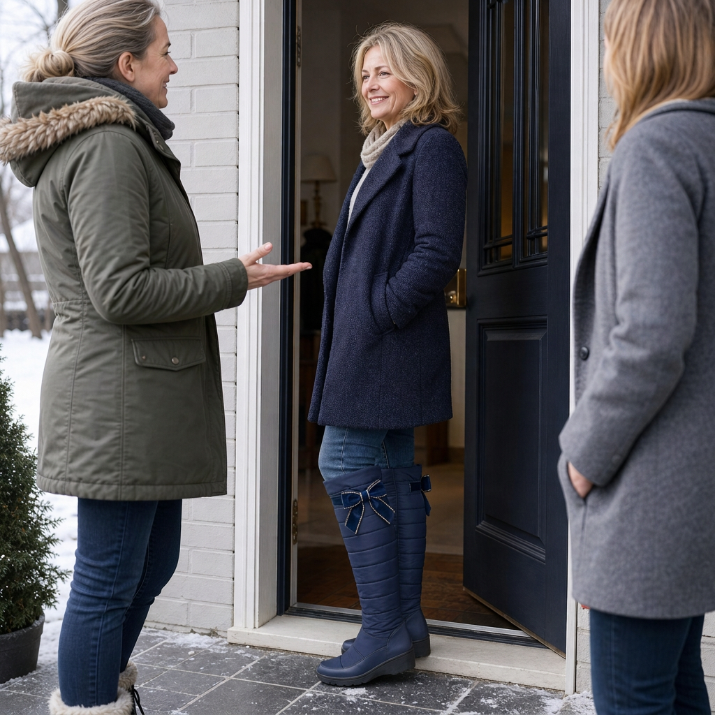 Duvella | Quilted Tall Winter Boots for Women