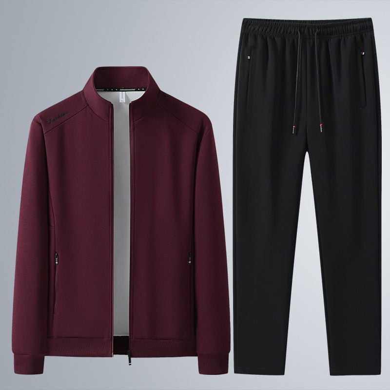 Fashion | Herren Sportanzug mit Stehkragen und Reißverschluss