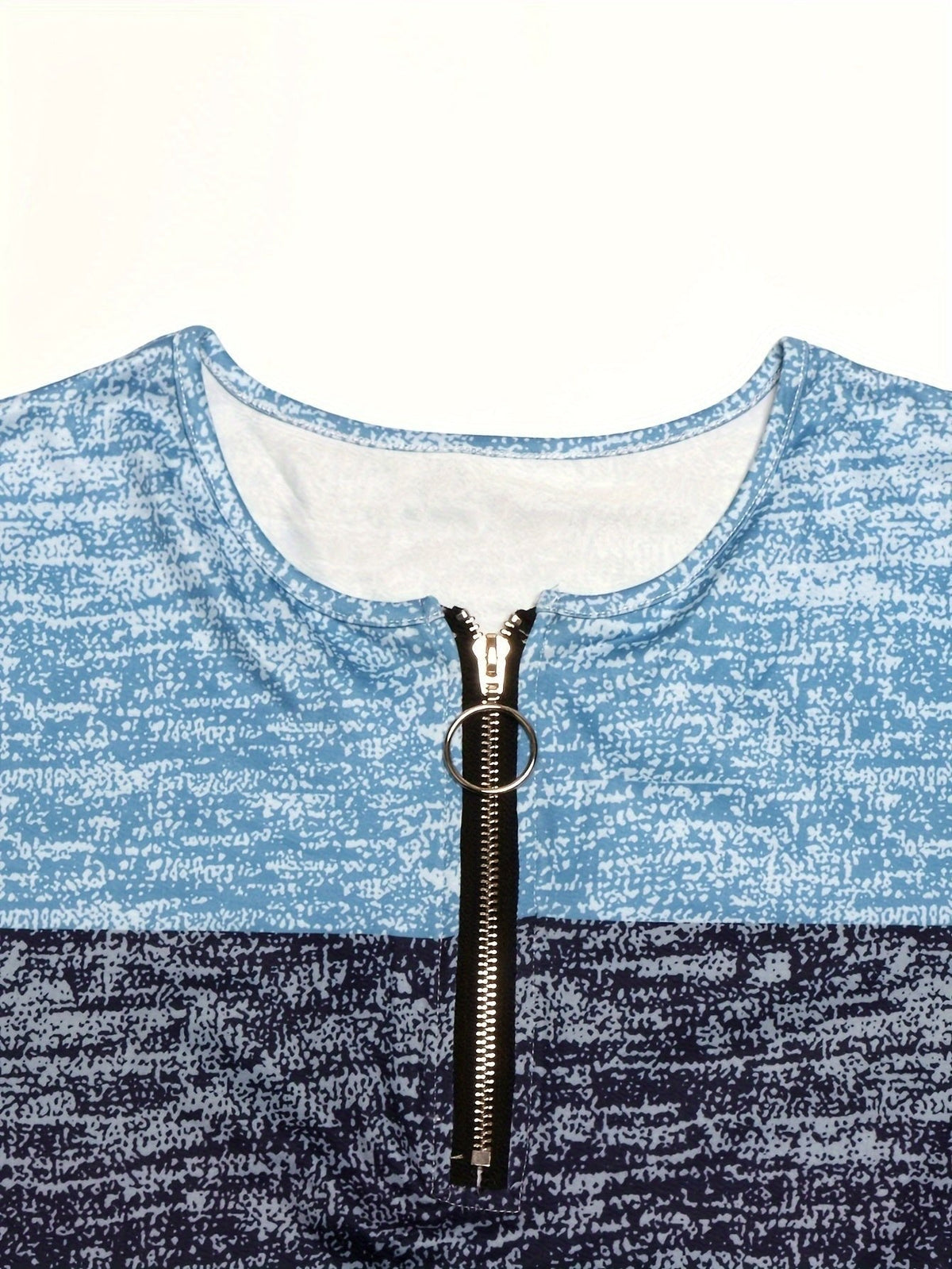 Ophelia | Colorblock Quarter-Zip Top – Effortless Everyday Style