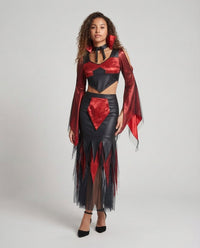 Bella | Dramatisches und Auffälliges Damen Halloween Teufelskostüm
