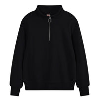 Regular Fit Sweatshirt mit Reißverschluss Half Zip