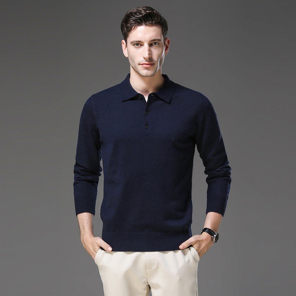 David | Eleganter und moderner Kaschmir Strickpullover