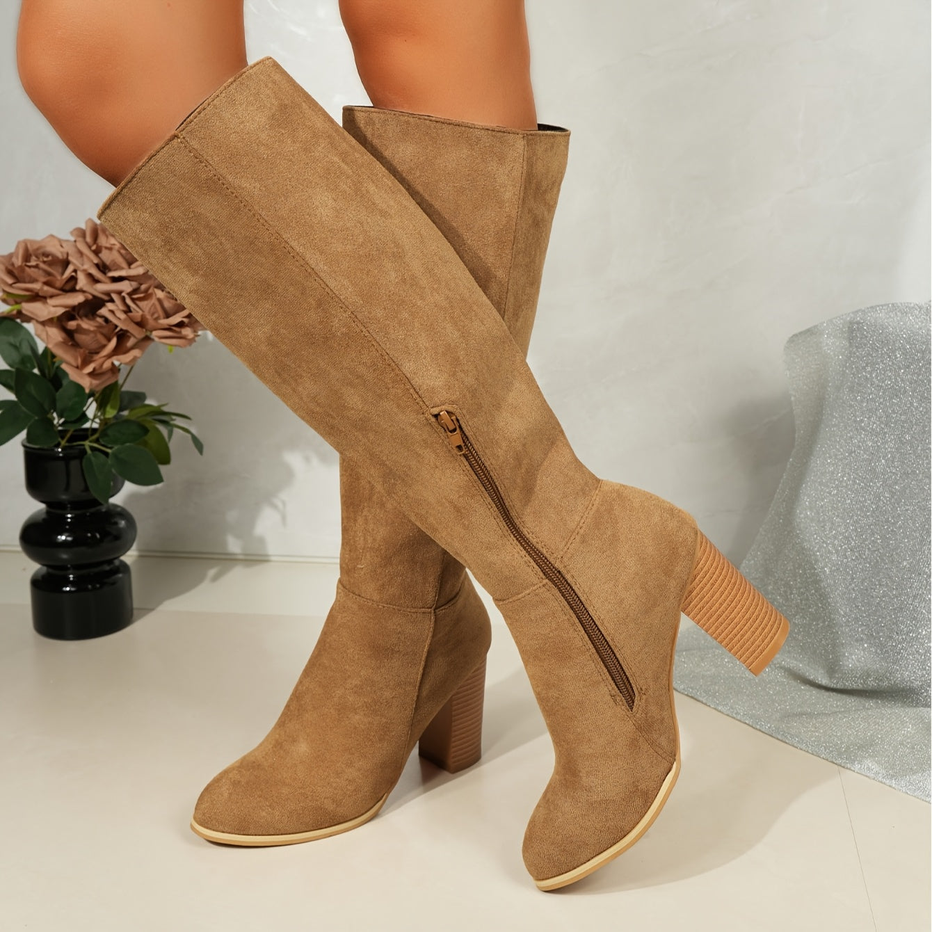 Angelika | Komfortable und elegante Kniehohe Stiefel