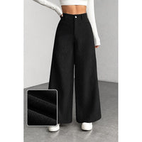 Emilia | Modern und bequem Damen Hochtailliert Weite Hosenbeine Hose
