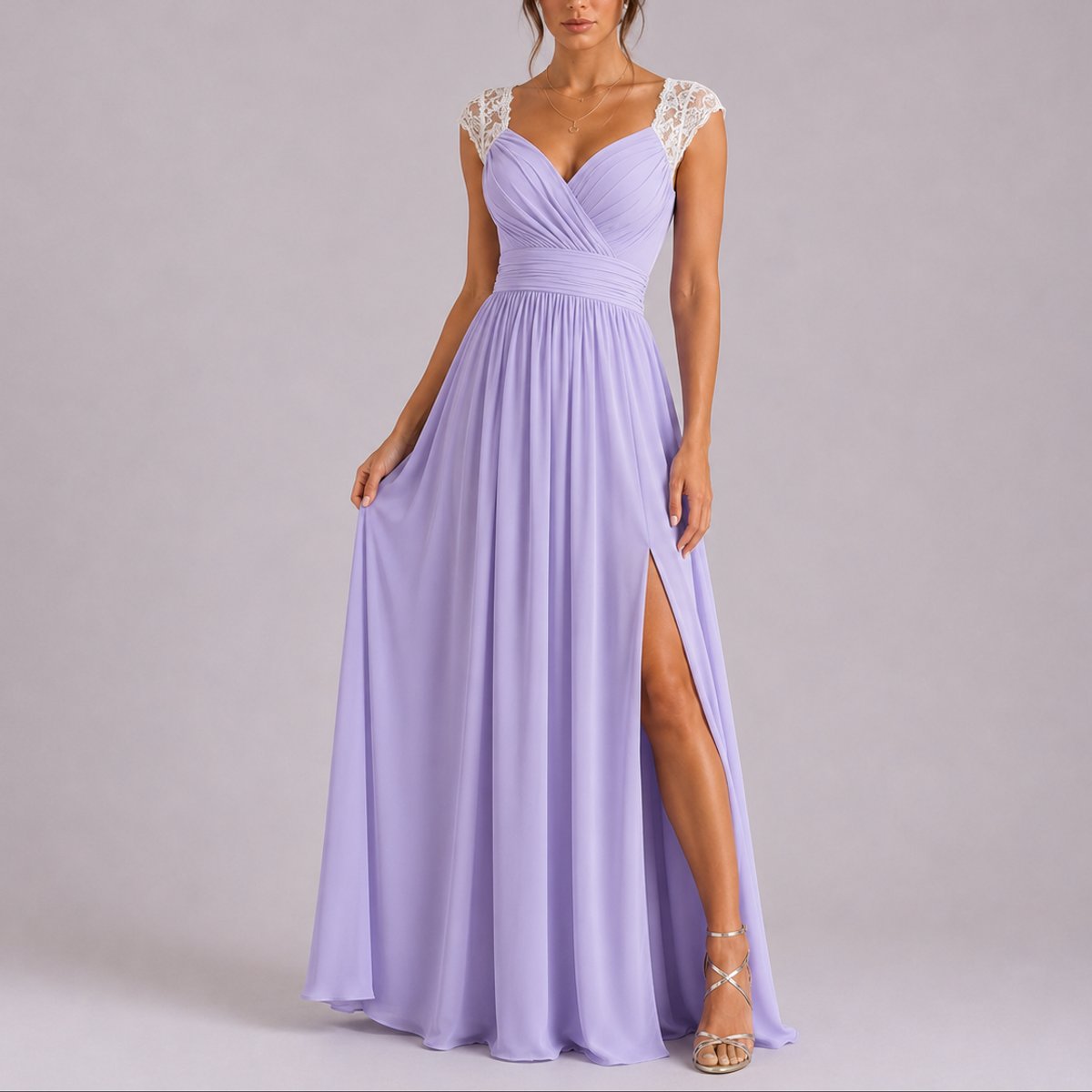 Clara | Elegantes und bequemes Herbsthochzeits Maxikleid