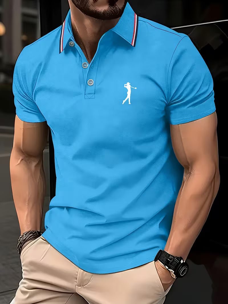 Arnold | Golf Polo-Shirt – Kurzarm mit Print für Männer