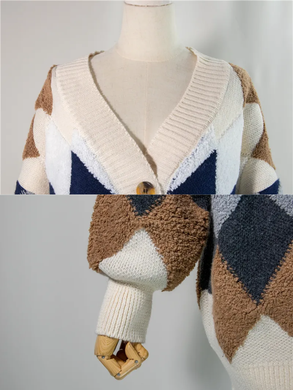 Sophia | Moderne und Oversized Damen Strick Strickjacke