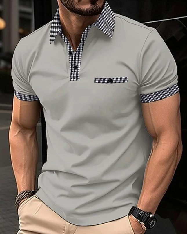 Easton | Polo Shirt – Klassisches Karomuster für Männer