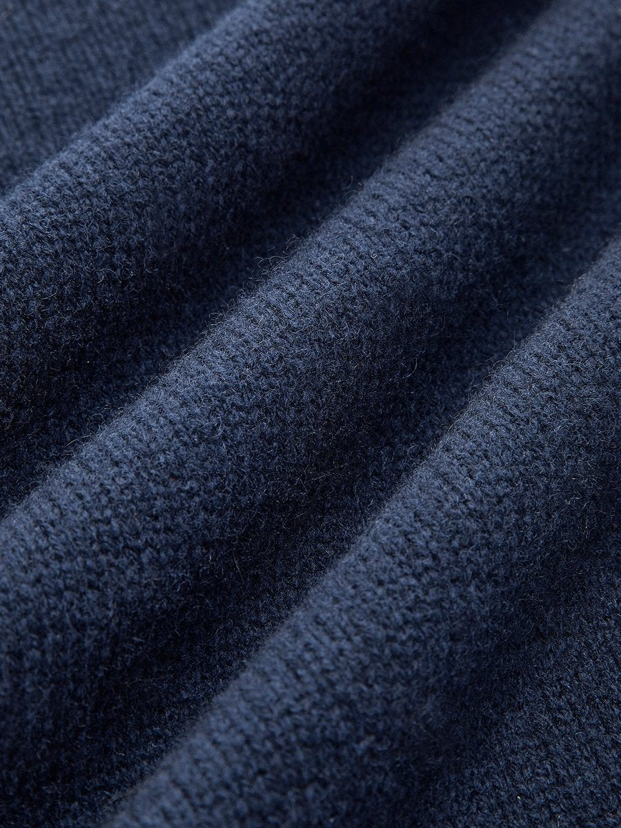 Franziska | Eleganter und stilvoller Damen Strickpullover mit Jeanskragen