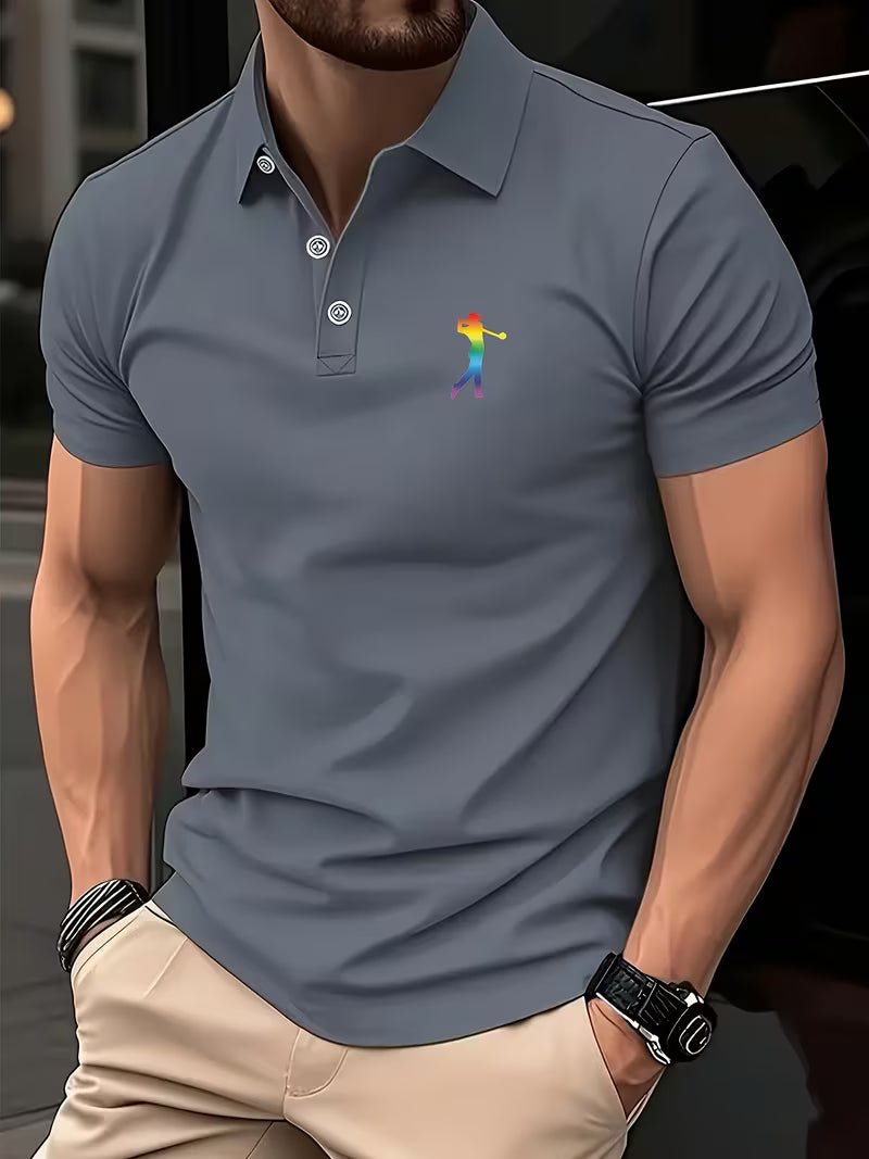 Arnold | Golf Polo-Shirt – Kurzarm mit Print für Männer