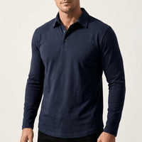 Noah | Lässig und stilvolles Langarm-Poloshirt