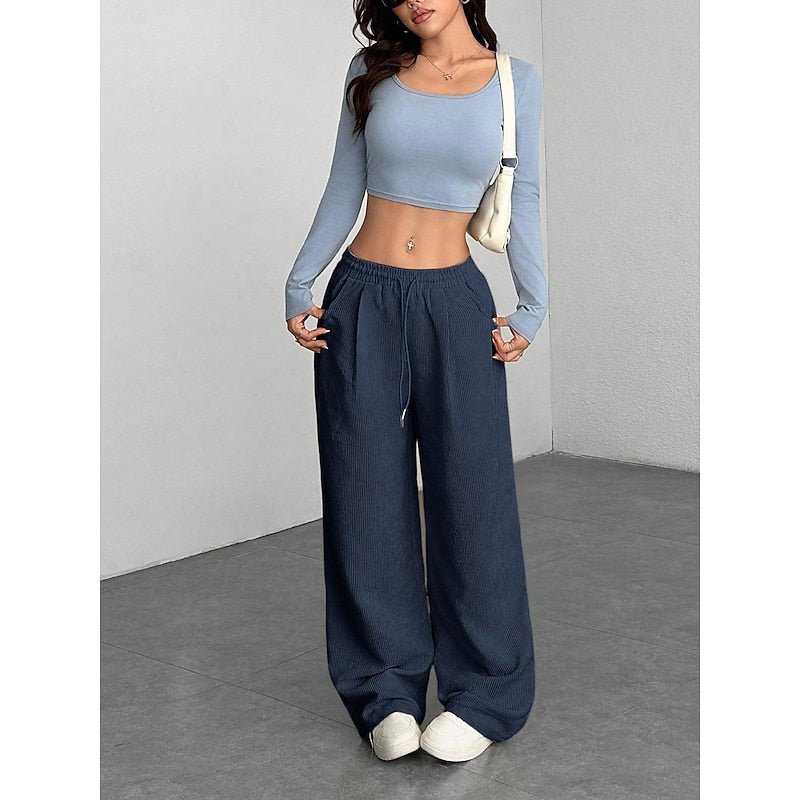 Georgina | Wide-Leg Pants – Relaxed Style for Everyday Wear