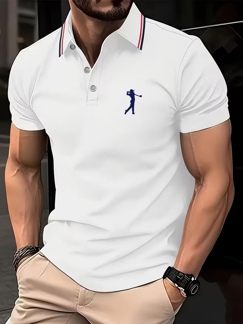 Arnold | Golf Polo-Shirt – Kurzarm mit Print für Männer