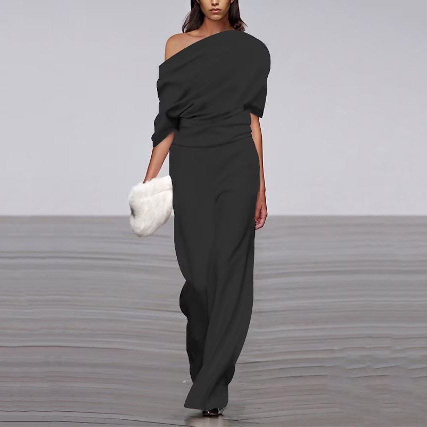 Emma | One-Shoulder Jumpsuit – Eleganter Stil für Damen