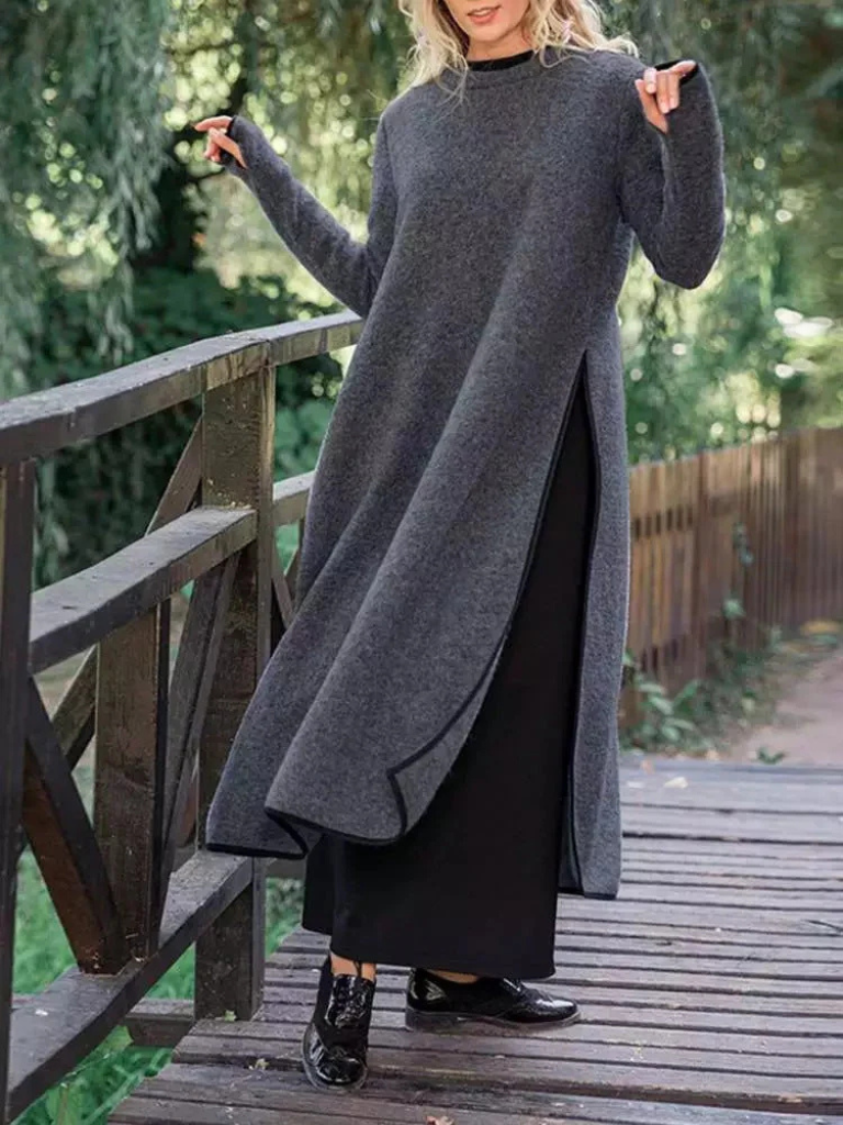 Dante | Maxi Dress – Eleganter Soft-Knit Stil für Frauen