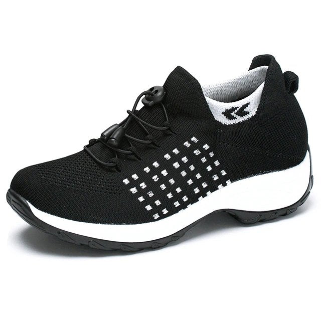 Claudia | Komfortable und stützende Orthopädische Knit-Plateau-Sneaker
