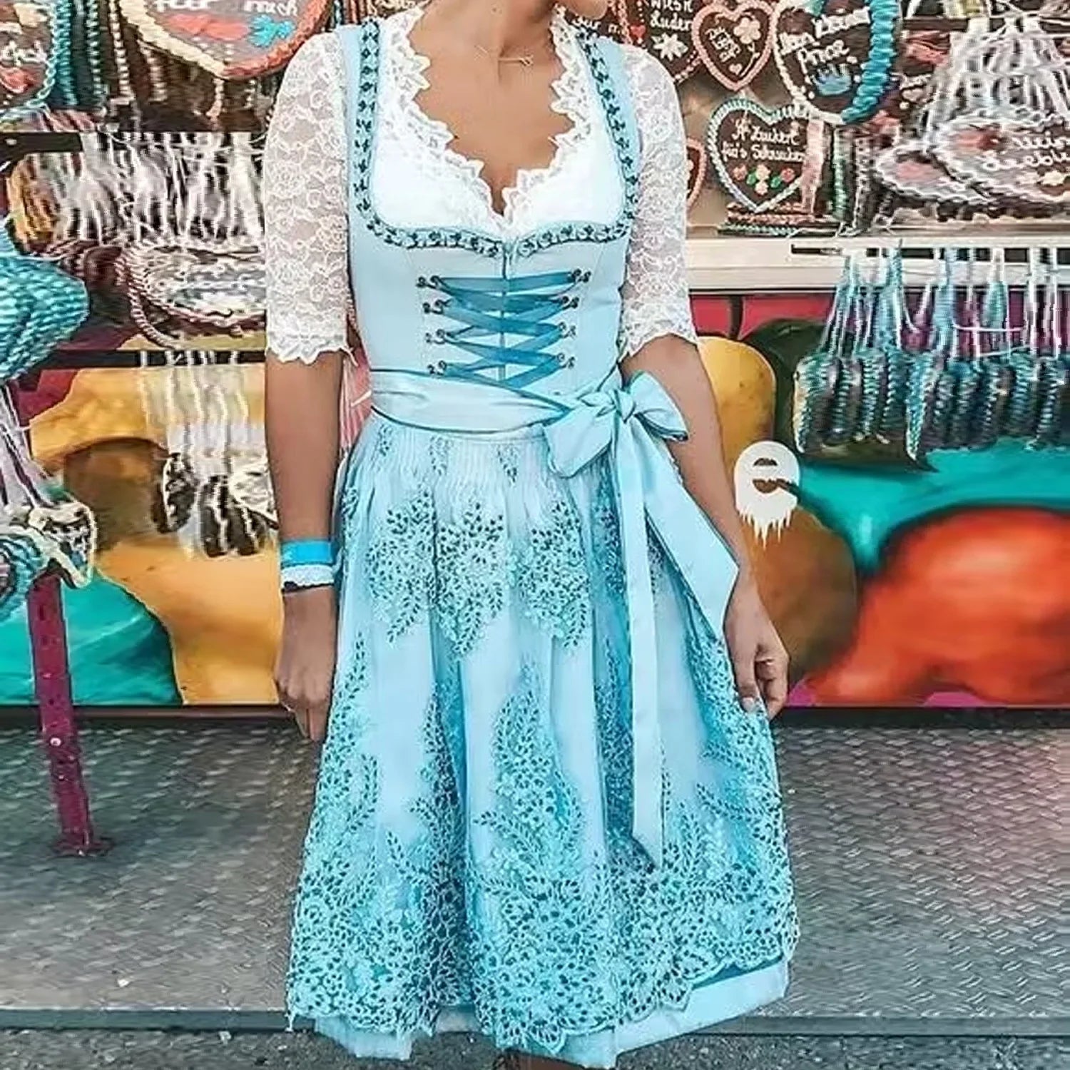 Lina | Elegantes und traditionelles Oktoberfest Festkleid