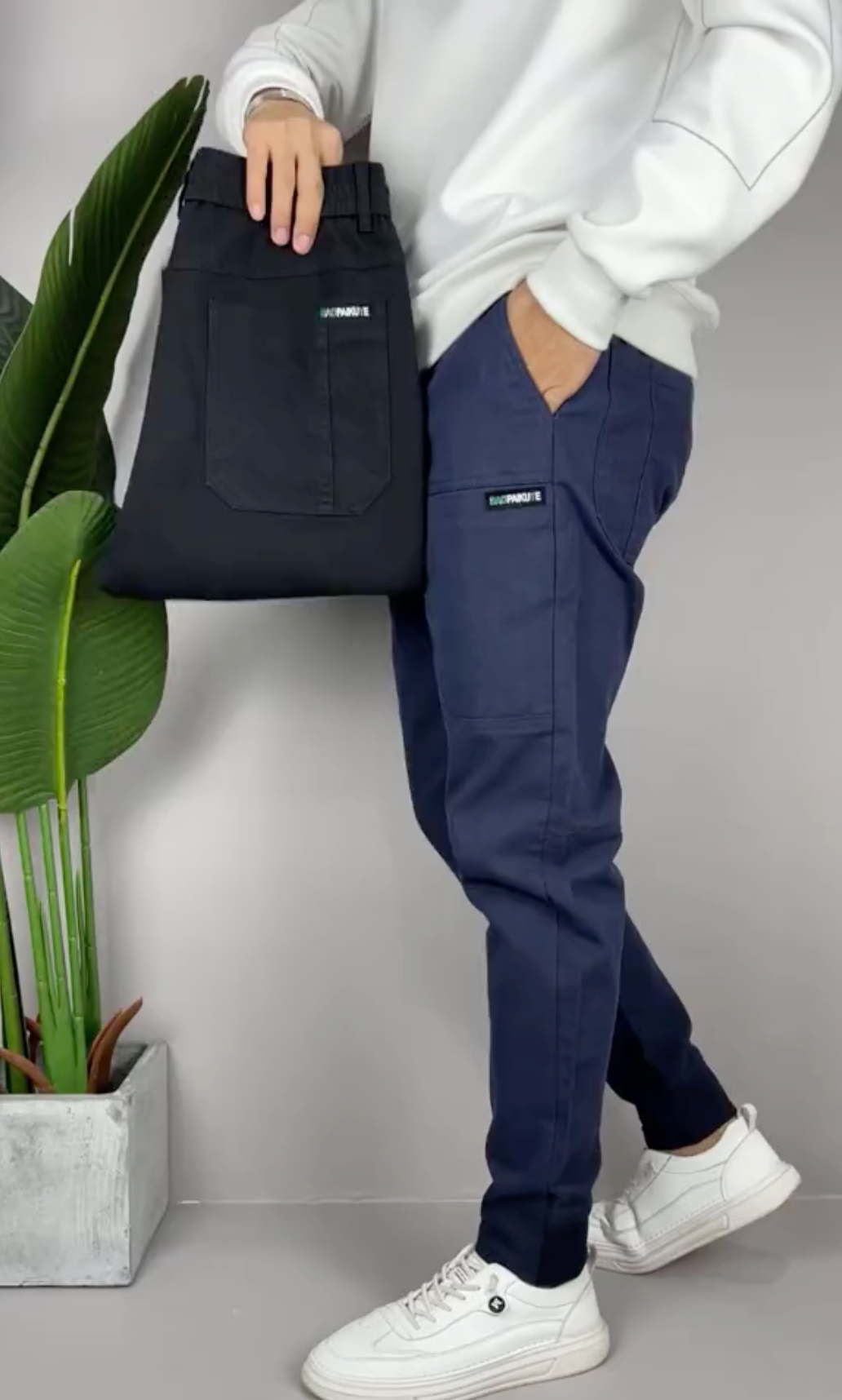 Lucas | Flexible und elegante Herren Stretch Cargohose