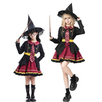 Charlotte | Magisches und Elegantes Mädchen Halloween Zauberer Kostüm