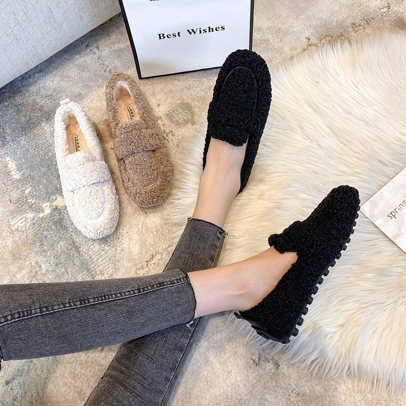 Anna | Plüsch-Hausschuhe für Damen – Weich und Elegant