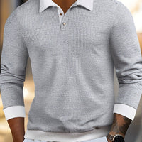 Maxim | Bequemes und stilvolles Langarm Polo Shirt