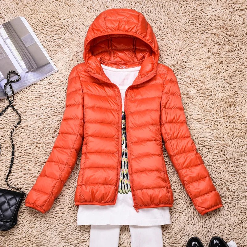 Kathrin | Ultralight Daunenjacke für Reisen und Alltag