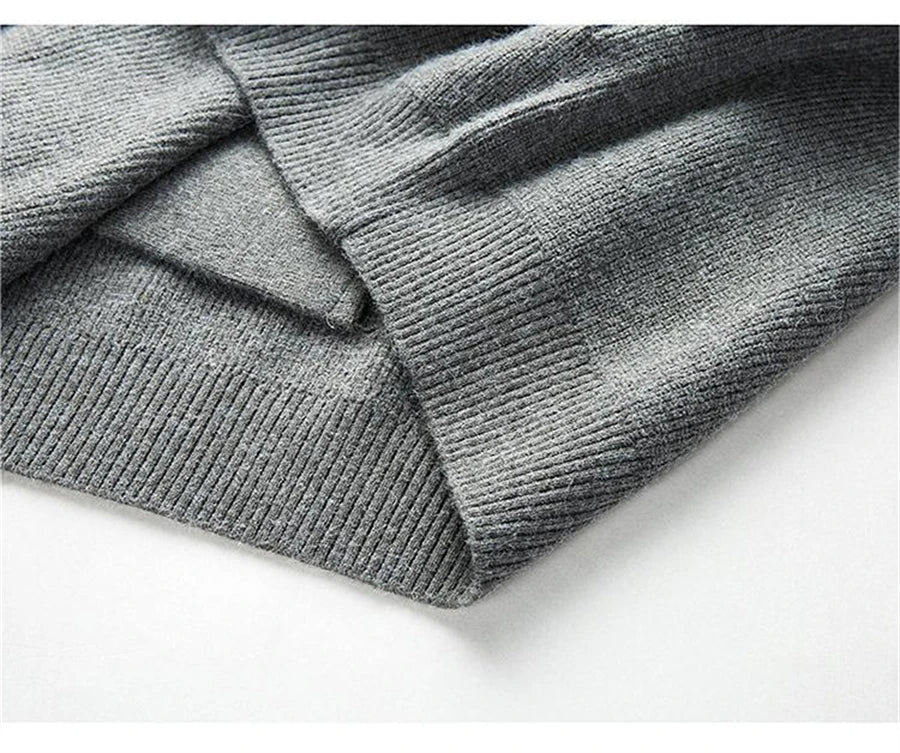 Max | Elegante und bequeme Herren Stricken Strickjacke