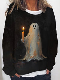 Lina | Modisches und bequemes Halloween-Geister Sweatshirt