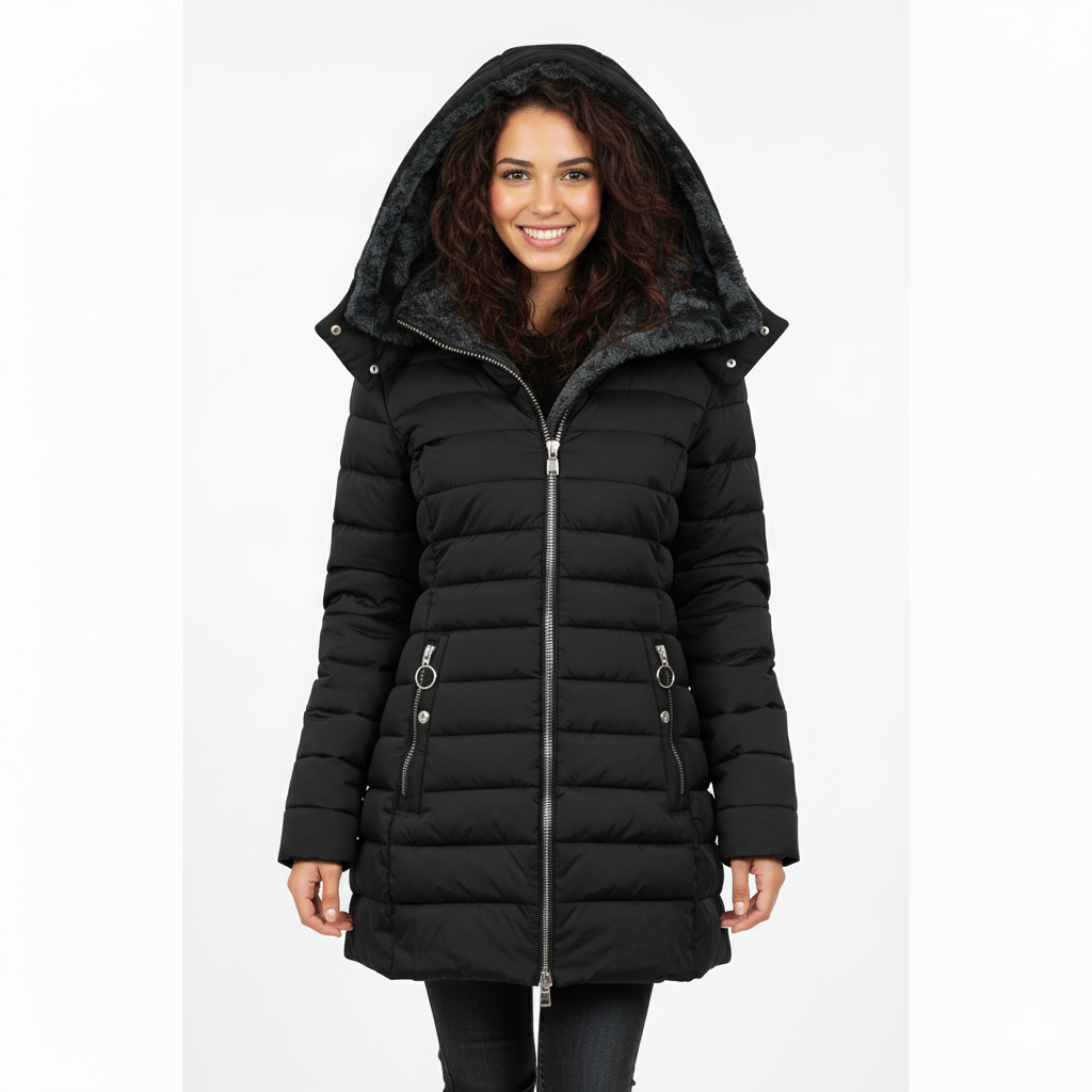 Gisela | Mantel mit Pelzfutter – Eleganter Winterstil