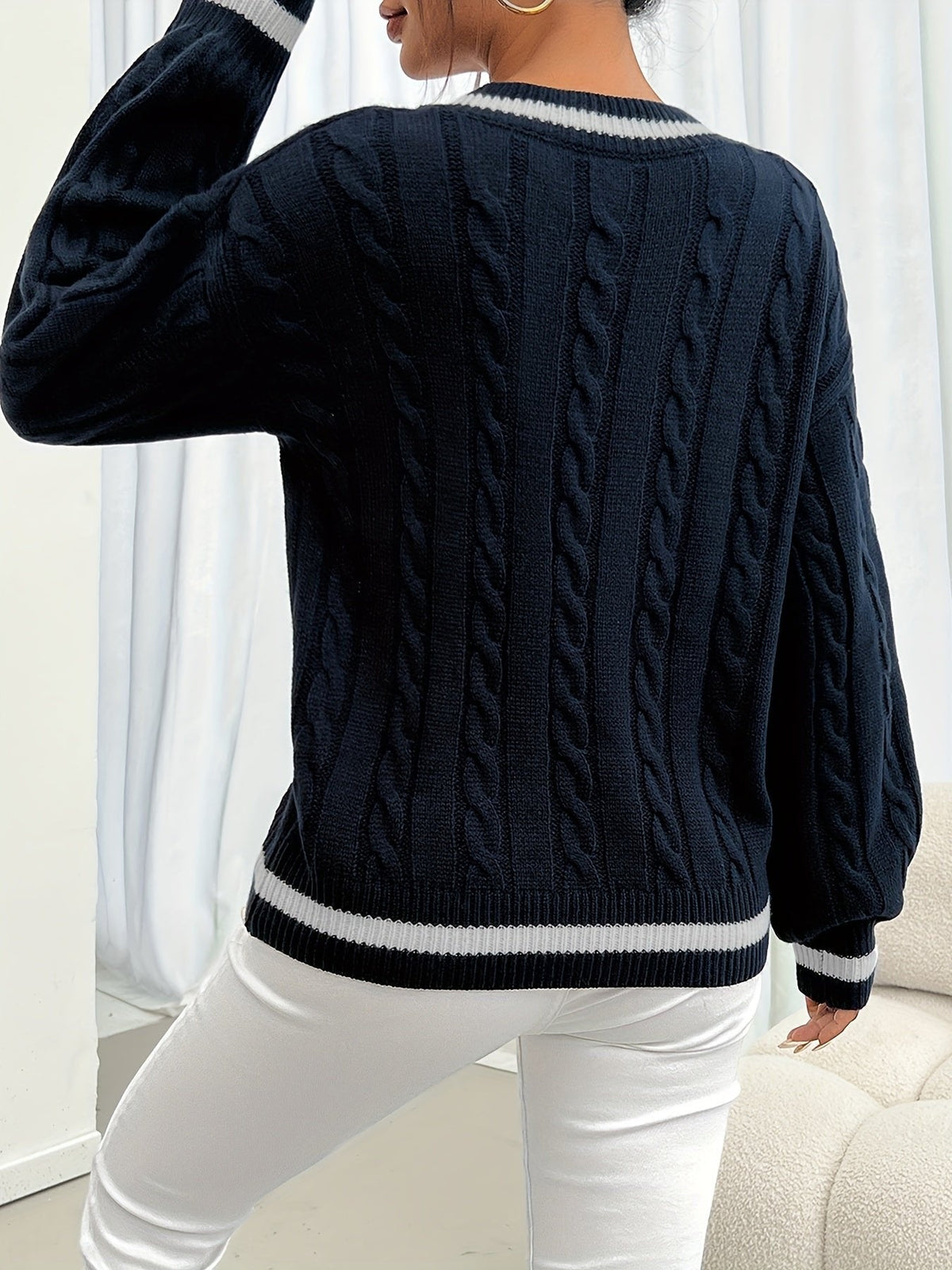 Camryn | Cable-Knit Sweater – Timeless Comfort for Women
