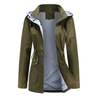 Nora | Wetterfester und vielseitiger Trenchcoat mit abnehmbarer Kapuze