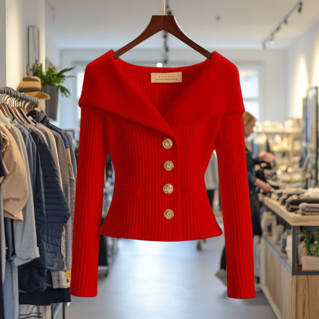 Elara | Strickjacke mit elegantem Design für jede Gelegenheit