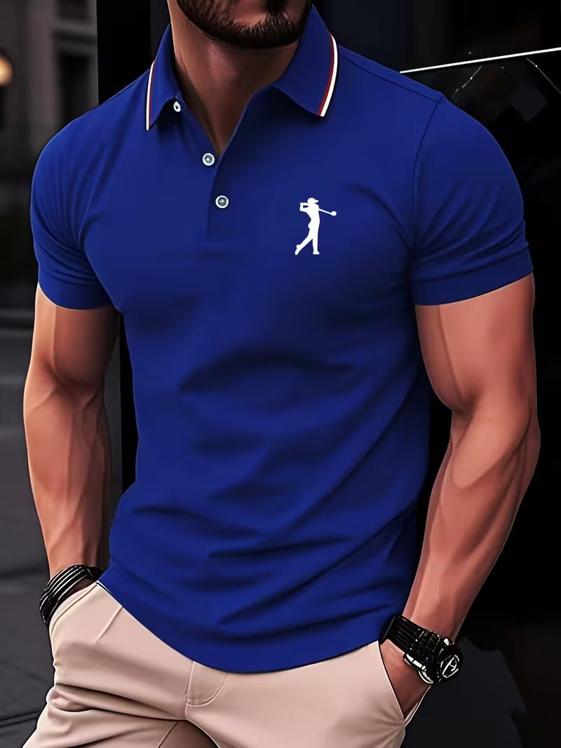 Arnold | Golf Polo-Shirt – Kurzarm mit Print für Männer