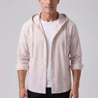 Emil | Leichter und Eleganter Herren Leinen Kapuzenpullover