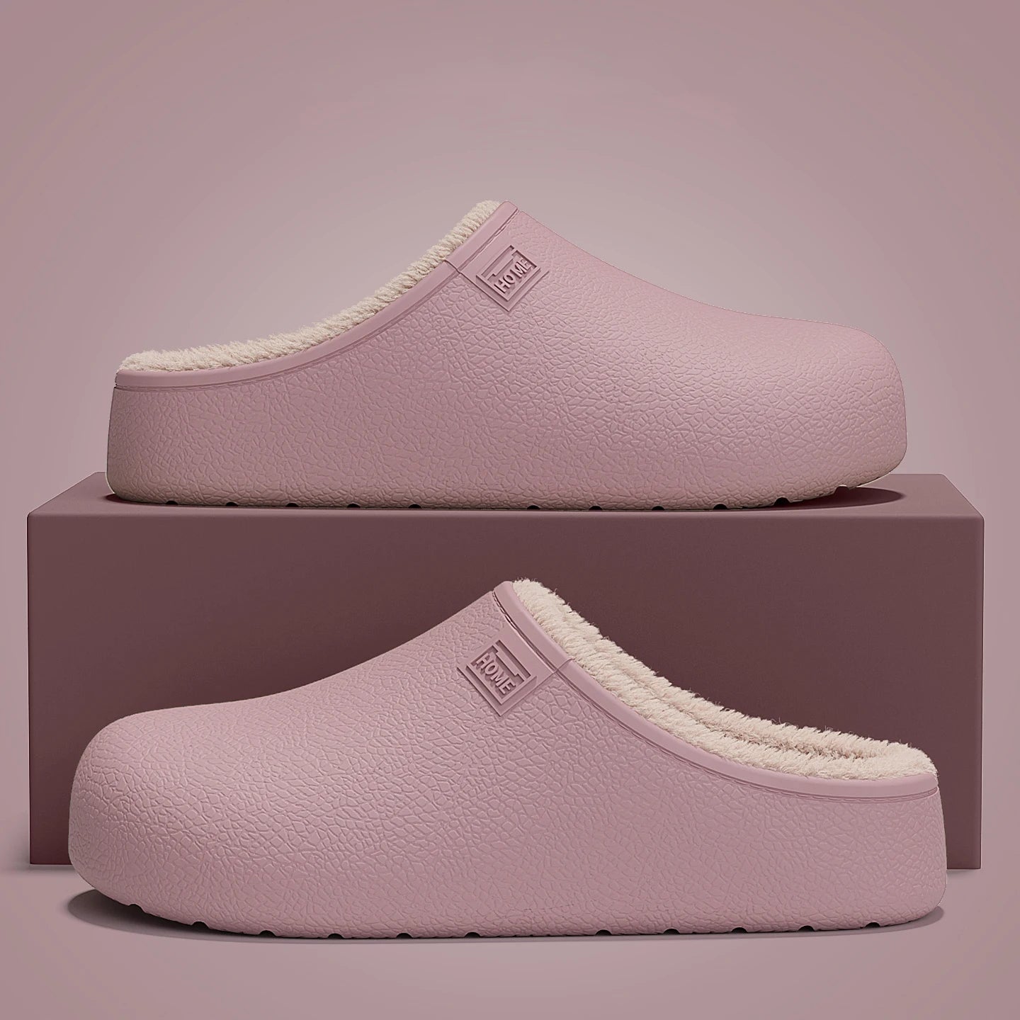 Bequeme Clogs Hausschuhe mit Warmfutter