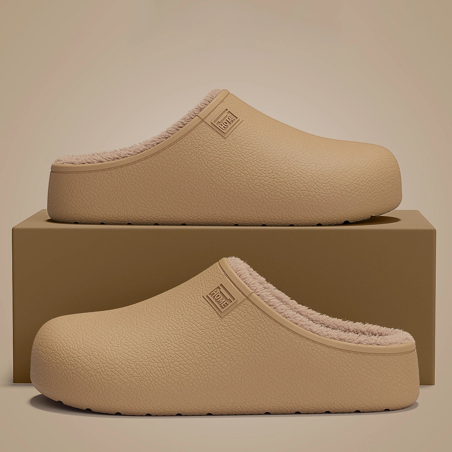 Bequeme Clogs Hausschuhe mit Warmfutter