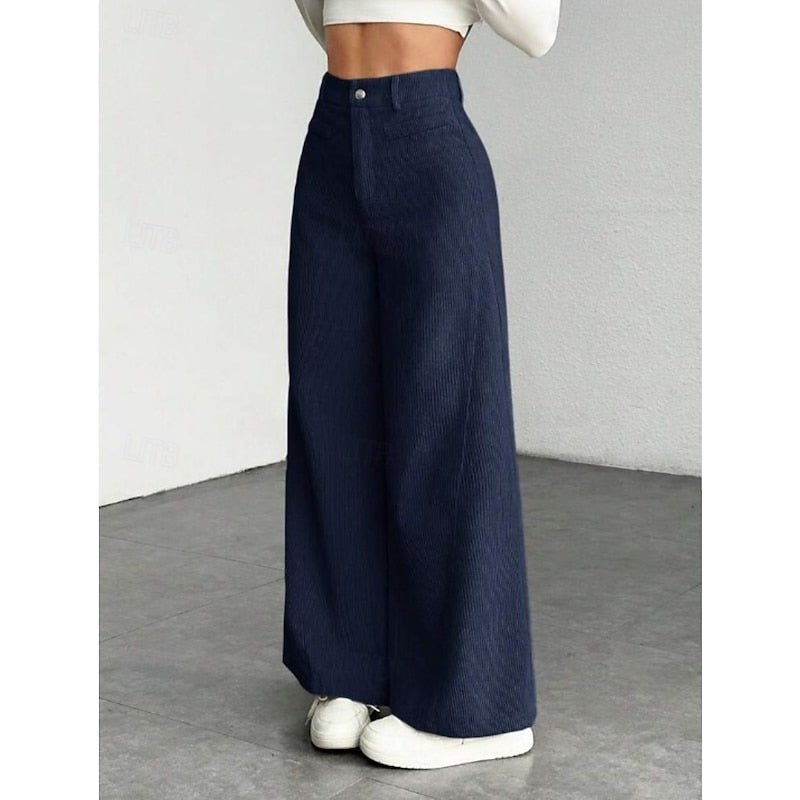 Coralie | Wide-Leg Pants – Effortless Elegance for Women
