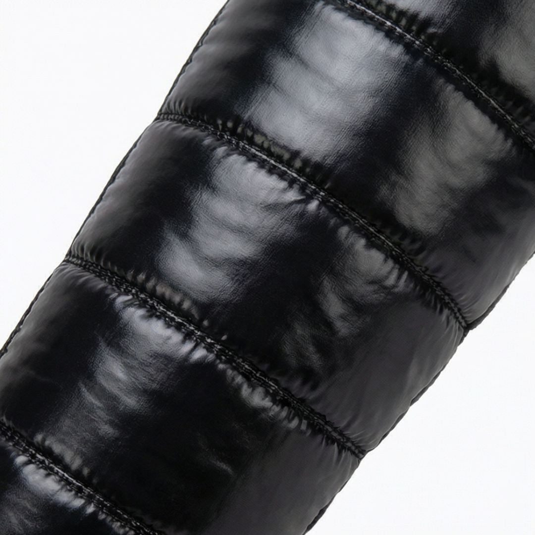 Velura | Fleecegefütterte Überknie Stiefel für Damen