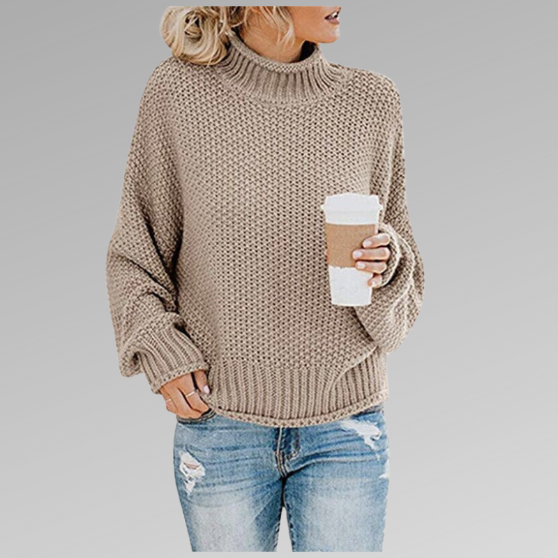 Leonie | Bequemer und lässiger Damen Strickpullover
