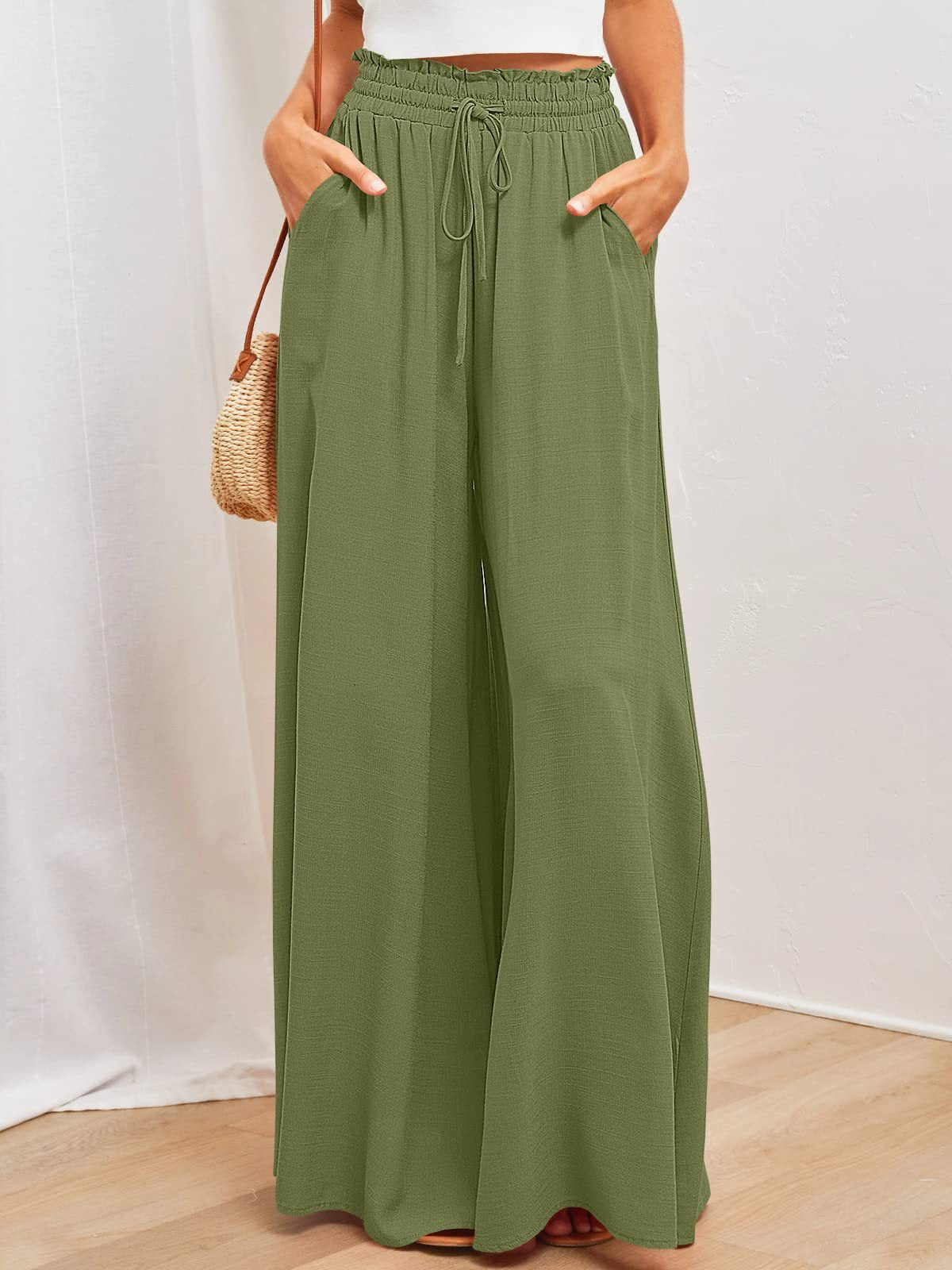 Antonia | Elegante und luftige Weitbein Palazzohose