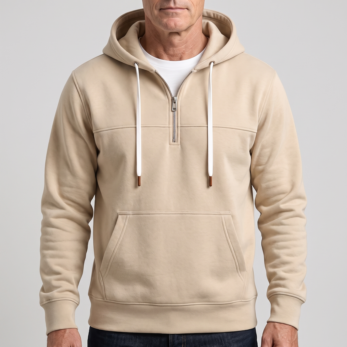 Ravelle | Hoodie – Bequemer Viertelreißverschluss für Herren