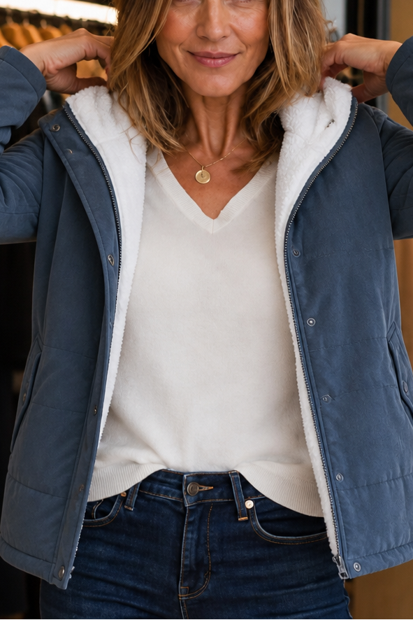 Coldbourne | Dikke Gevoerde Hoodie Puffer Jacket